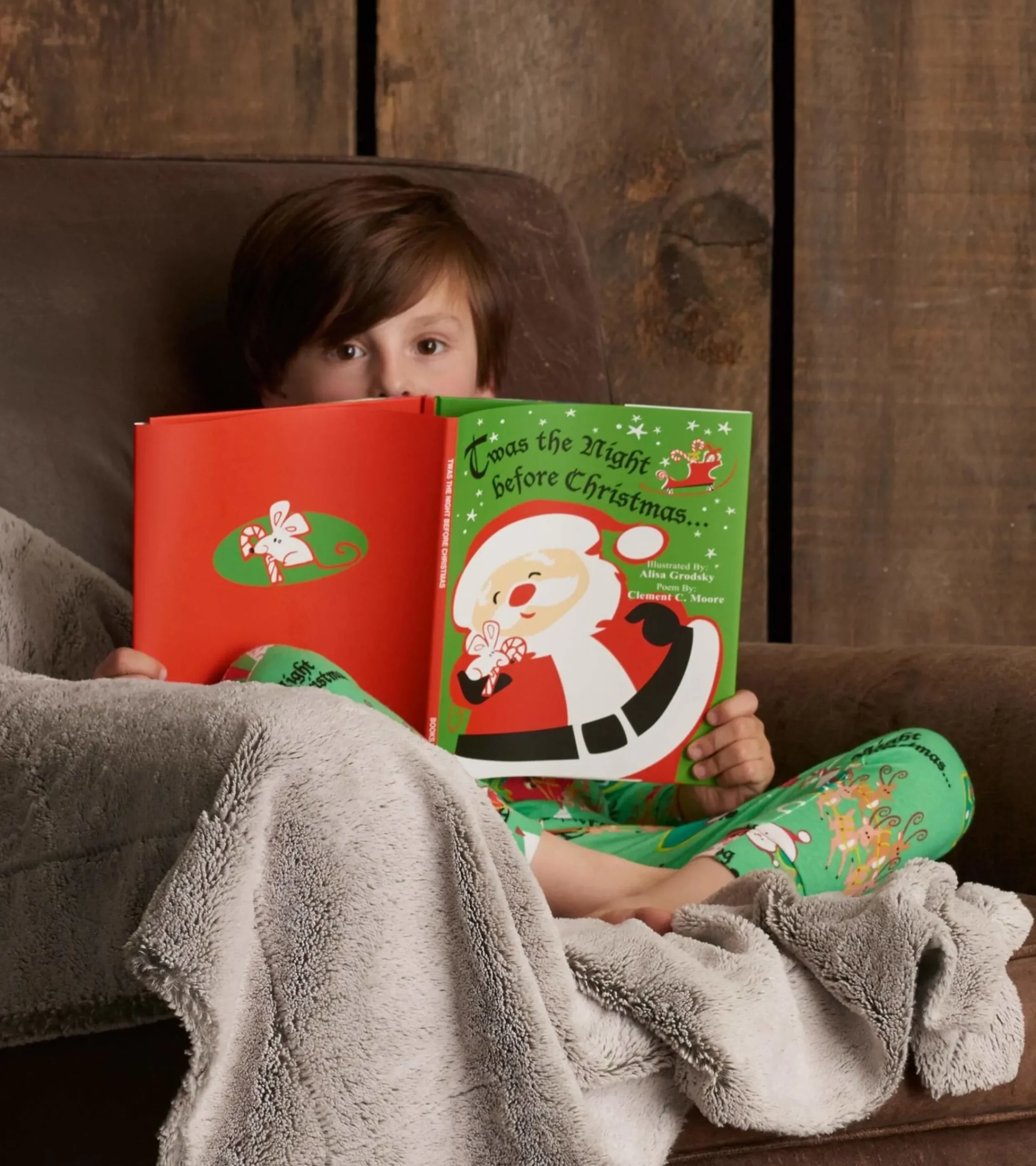 Outlet Hatley 12 Days of Christmas Green Pajama Set