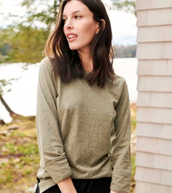 Outlet Hatley 3/4 Sleeve Breton - Loden Green