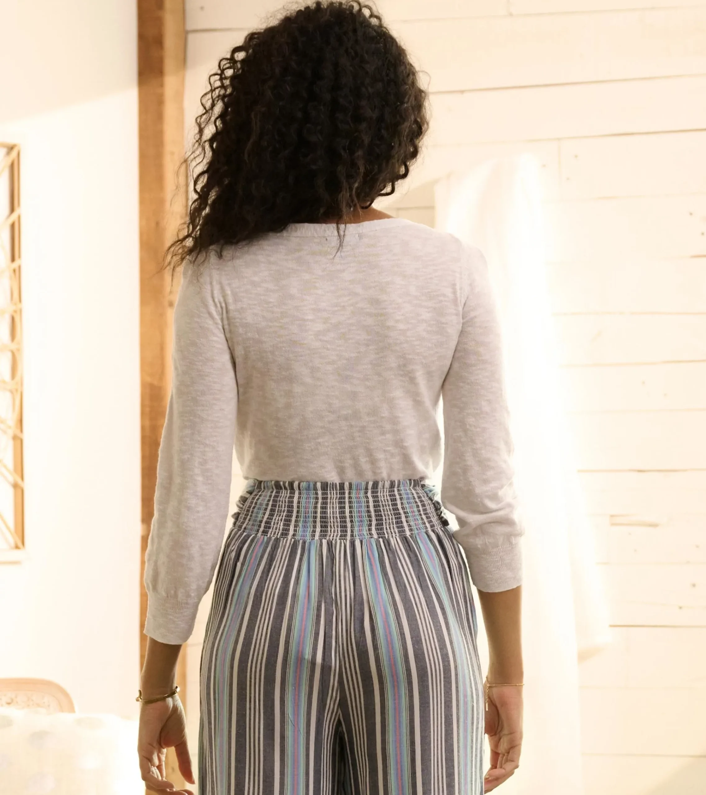 Best Hatley 3/4 Sleeve Knit Breton - White