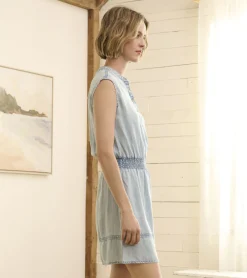 Online Hatley Abbey Dress - Denim Cloud Wash