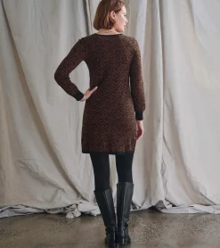 Online Hatley Abigail Sweater Dress - Art Deco Dots
