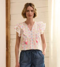 Outlet Hatley Alexa Popover - Summer Dots
