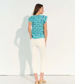 Hot Hatley Alexa Popover Top - Painted Triangles