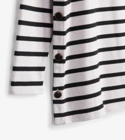Outlet Hatley Ali Breton Top - Cream Melange Stripes