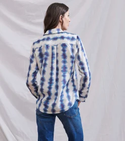 Outlet Hatley Ariane Shirt - Linear Waves