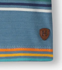 Discount Hatley Baby & Toddler Boys Bluestone Stripes Long Sleeve Polo T-Shirt