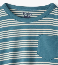 Sale Hatley Baby & Toddler Boys Bluestone Stripes Long Sleeve Bamboo T-Shirt