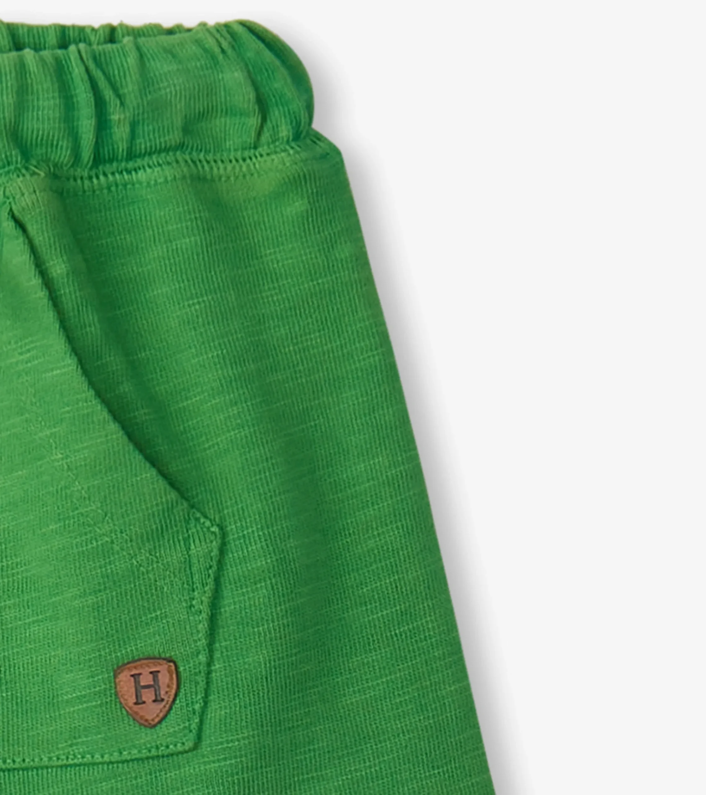 New Hatley Baby & Toddler Boys Camp Green Kangaroo Shorts