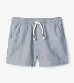 Sale Hatley Baby & Toddler Boys Chambray Pull On Shorts