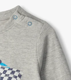 New Hatley Baby & Toddler Boys Checkered Flag Long Sleeve T-Shirt