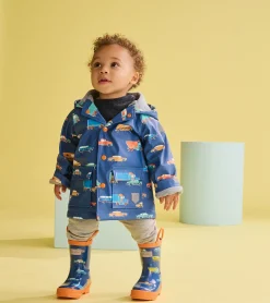 Discount Hatley Baby & Toddler Boys Driving Cars Button-Up Rain Jacket