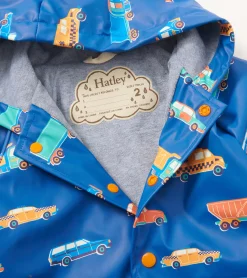 Discount Hatley Baby & Toddler Boys Driving Cars Button-Up Rain Jacket