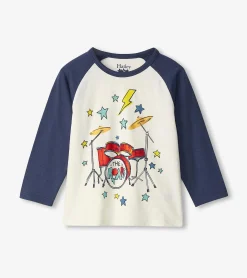 Clearance Hatley Baby & Toddler Boys Drum Kit Long Sleeve T-Shirt