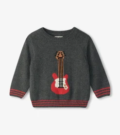 Hatley Baby & Toddler Boys Guitar Crew Neck Knit Sweater