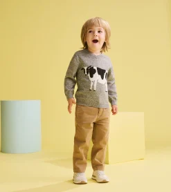 Hatley Baby & Toddler Boys Milk Cow V-Neck Sweater