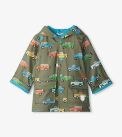 New Hatley Baby & Toddler Boys Off-Roading Button-Up Rain Jacket
