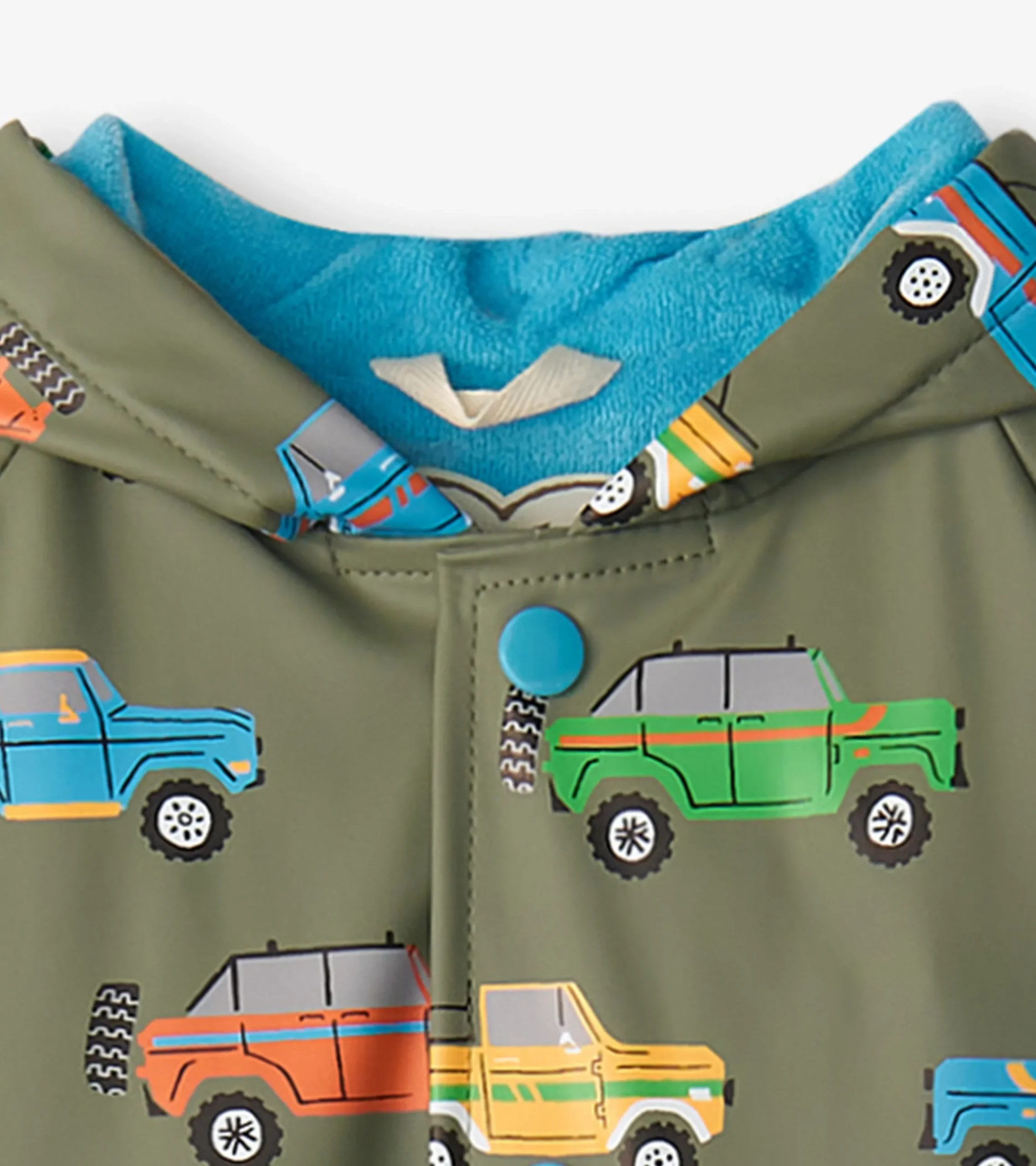 New Hatley Baby & Toddler Boys Off-Roading Button-Up Rain Jacket