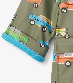 New Hatley Baby & Toddler Boys Off-Roading Button-Up Rain Jacket