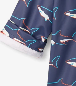Discount Hatley Baby & Toddler Boys Sharks Button-Up Rain Jacket