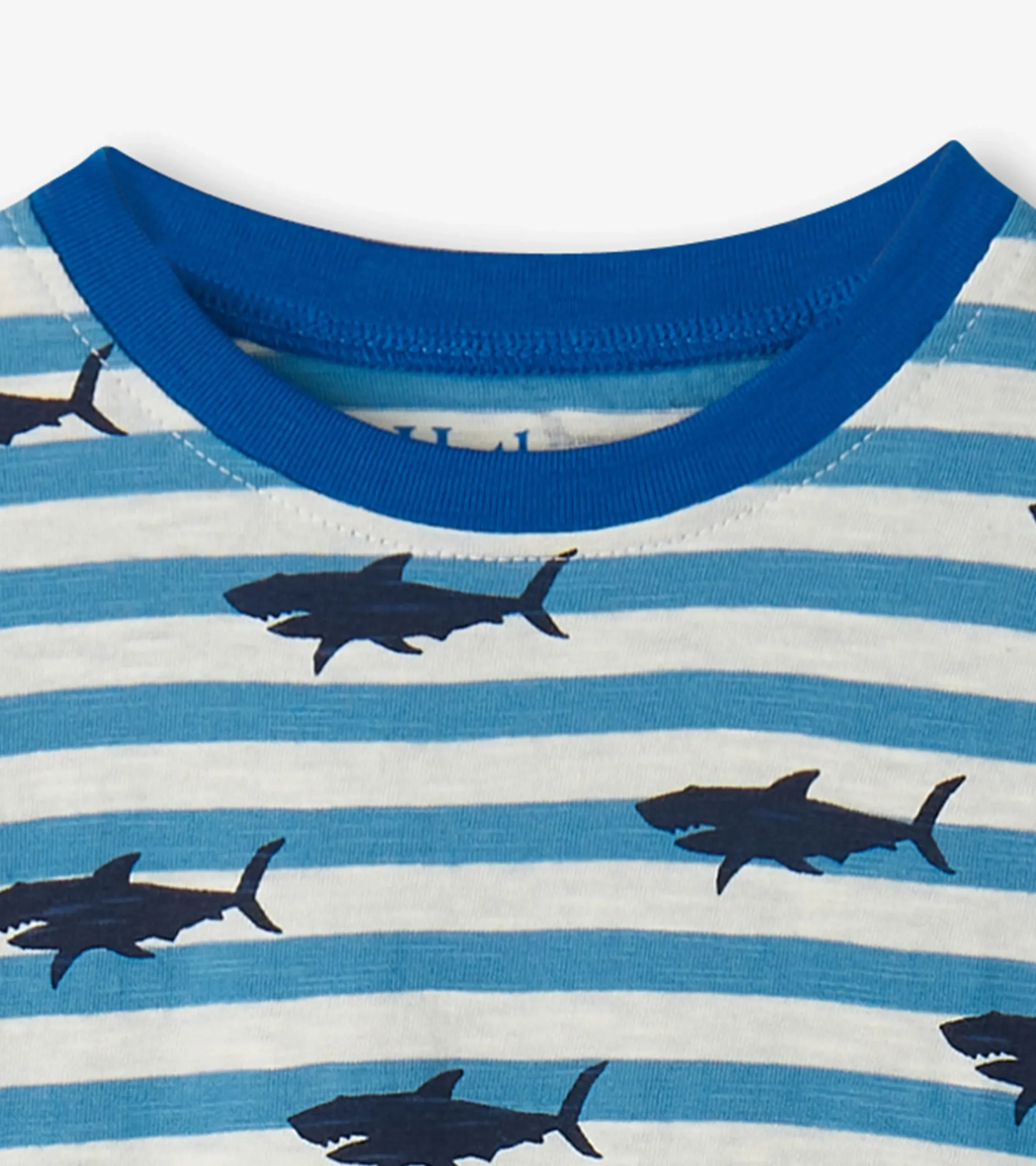 New Hatley Baby & Toddler Boys Shark Stripes Slouchy Tee
