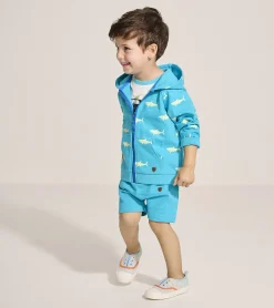 Online Hatley Baby & Toddler Boys Shark Silhouette Glow Zip-Up Hoodie