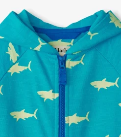 Online Hatley Baby & Toddler Boys Shark Silhouette Glow Zip-Up Hoodie