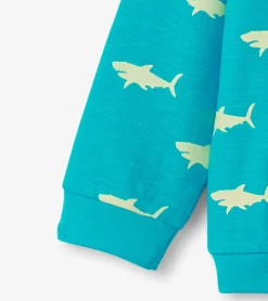 Online Hatley Baby & Toddler Boys Shark Silhouette Glow Zip-Up Hoodie