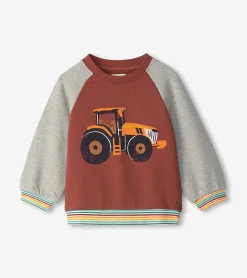 New Hatley Baby & Toddler Boys Tractor Pullover Sweatshirt