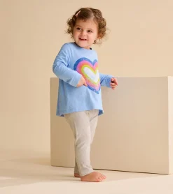 Online Hatley Baby & Toddler Girls Big Groovy Heart Long Sleeve T-Shirt