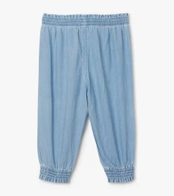 Best Hatley Baby & Toddler Girls Denim Baggy Pants