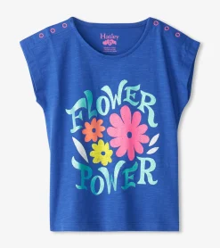 Best Hatley Baby & Toddler Girls Flower Power Snap Button Shirt