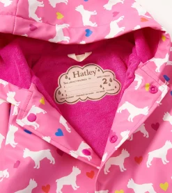 New Hatley Baby & Toddler Girls French Bulldogs Button-Up Rain Jacket