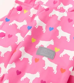 New Hatley Baby & Toddler Girls French Bulldogs Button-Up Rain Jacket