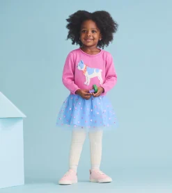 Online Hatley Baby & Toddler Girls French Bulldogs Drop Waist Sweater Dress