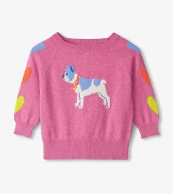 New Hatley Baby & Toddler Girls French Bulldogs Sweater