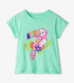New Hatley Baby & Toddler Girls Garden Tucan Graphic Tee
