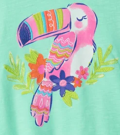 New Hatley Baby & Toddler Girls Garden Tucan Graphic Tee
