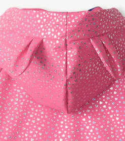 Outlet Hatley Baby & Toddler Girls Glitter Hearts Button-Up Rain Jacket