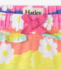 Discount Hatley Baby & Toddler Girls Groovy Flowers Ruffle Shorts