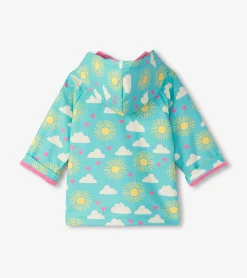 Online Hatley Baby & Toddler Girls Happy Skies Button-Up Rain Jacket