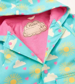 Online Hatley Baby & Toddler Girls Happy Skies Button-Up Rain Jacket