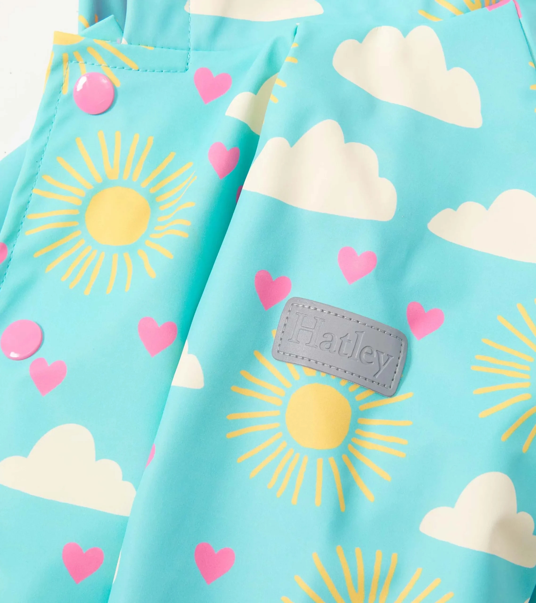 Online Hatley Baby & Toddler Girls Happy Skies Button-Up Rain Jacket