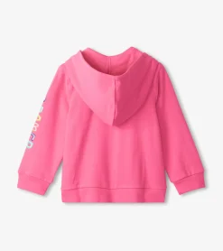 Online Hatley Baby & Toddler Girls Pink Love Everywhere Hoodie