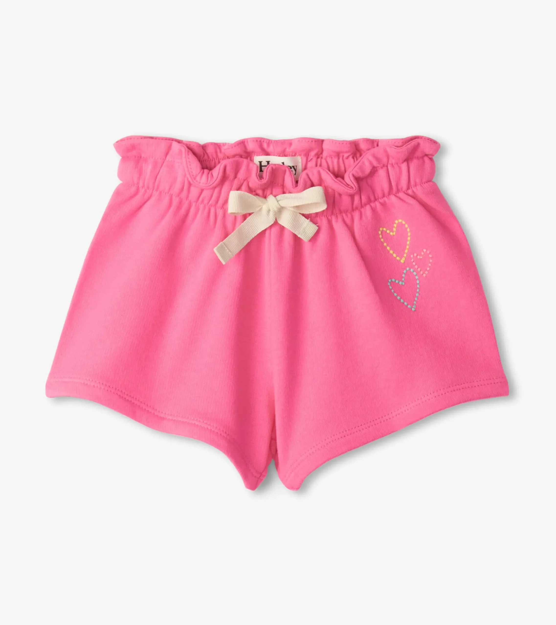 New Hatley Baby & Toddler Girls Pink Paper Bag Shorts