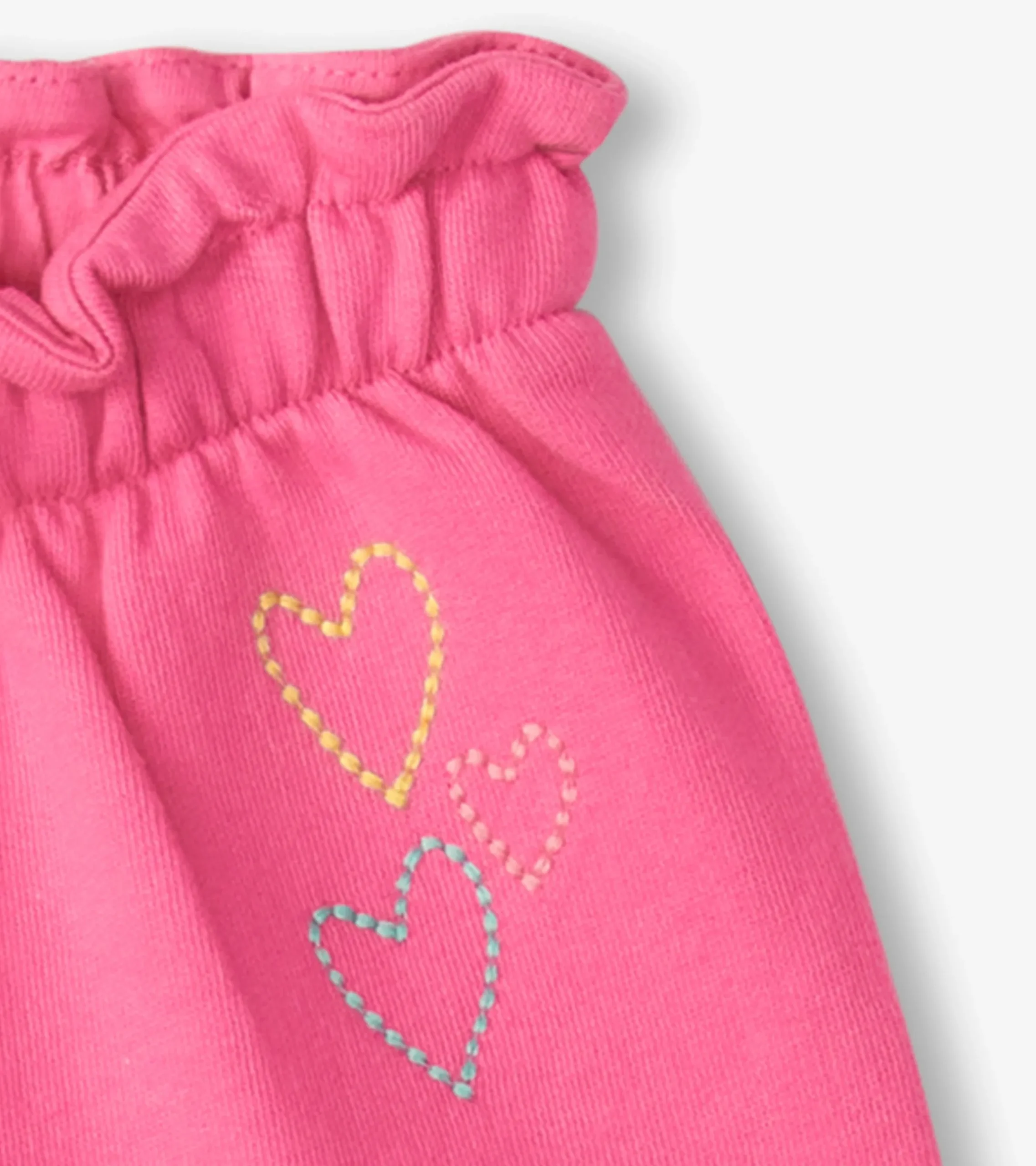 New Hatley Baby & Toddler Girls Pink Paper Bag Shorts