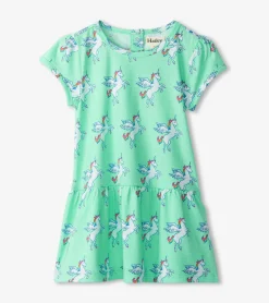 Online Hatley Baby & Toddler Girls Rainbow Unicorn Gathered Dress