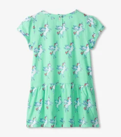 Online Hatley Baby & Toddler Girls Rainbow Unicorn Gathered Dress