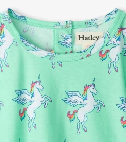 Online Hatley Baby & Toddler Girls Rainbow Unicorn Gathered Dress