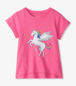Best Hatley Baby & Toddler Girls Rainbow Unicorn Graphic Tee