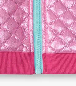Hot Hatley Baby & Toddler Girls Rose Violet Metallic Bomber Jacket